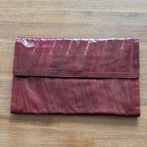 Eel Skin Cluch Purse